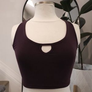 Purple Crop Top size small